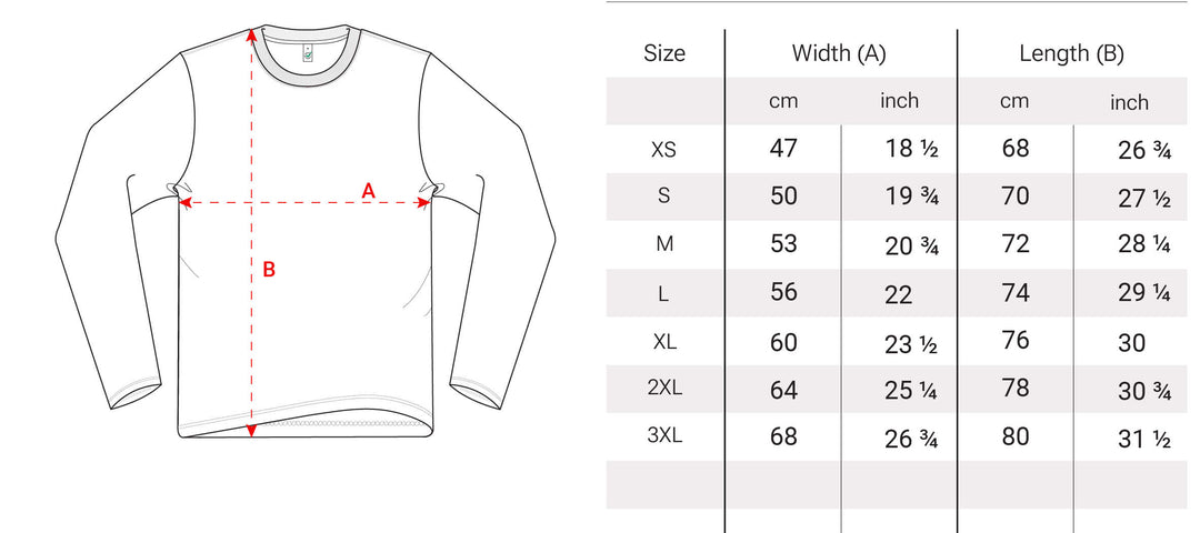 Pre-Order - Twilight Garden Batik, Handcrafted Slow Made Organic Long Sleeve Tee