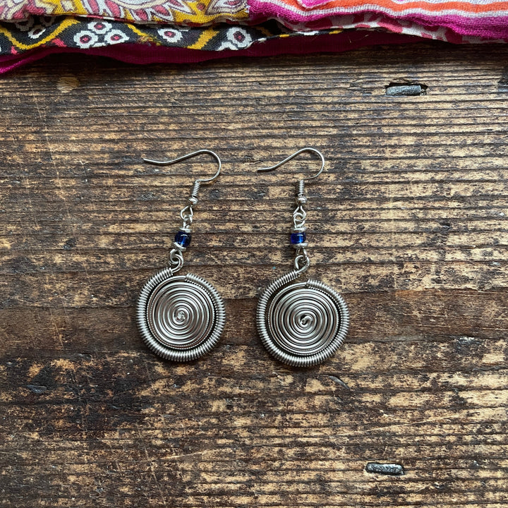 Spiral Kenyan Fair Trade Earrings