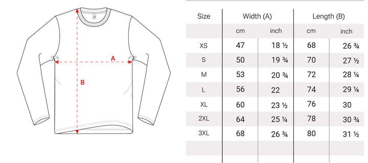 Pre-Order - Twilight Garden Batik, Handcrafted Slow Made Organic Long Sleeve Tee