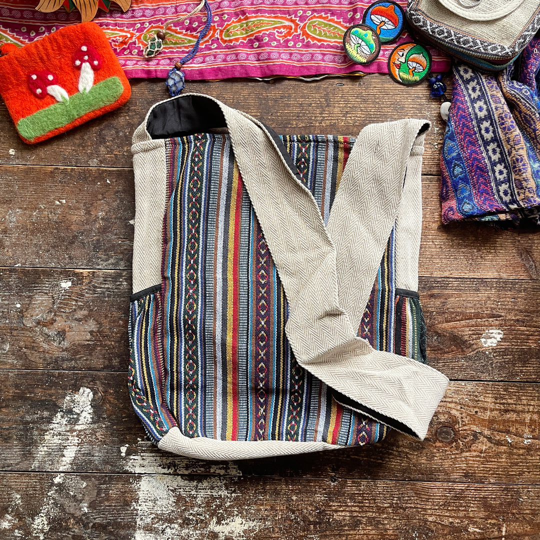 Thai Weave Cotton Saddhu Hemp Fair Trade Shoulder Bag