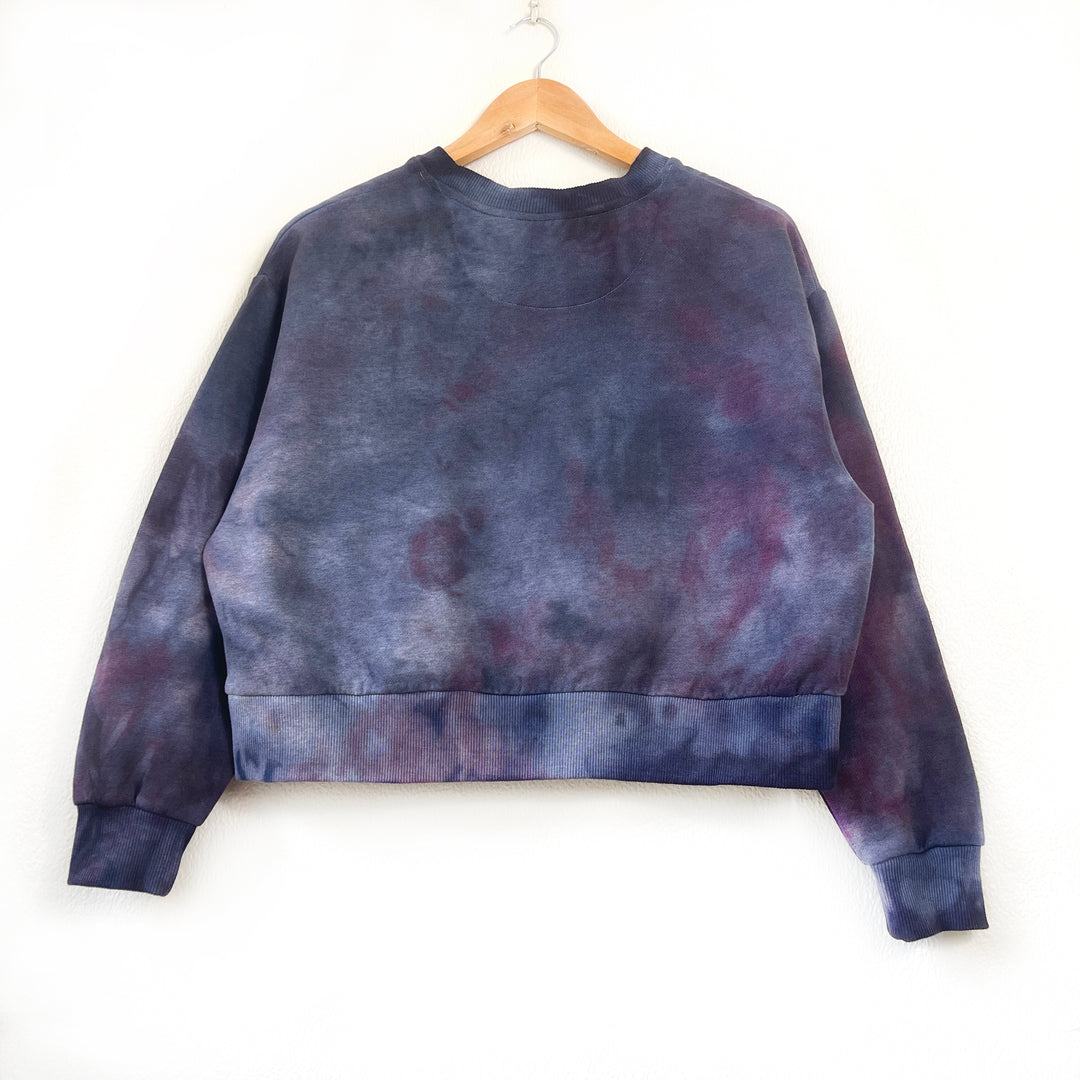 Moon Craft Ethical Sweater - Hand Dyed & Block Printed, Organic, Fair Trade, Climate Neutral Hippie Moon Sweatshirt