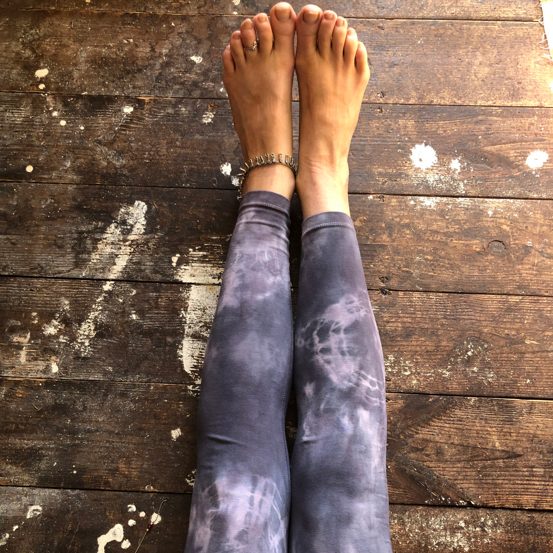 Radiant Earth Ethical Leggings, Tie Dye Women’s Yoga Pilates, Super Soft Organic Eco Friendly, Vegan