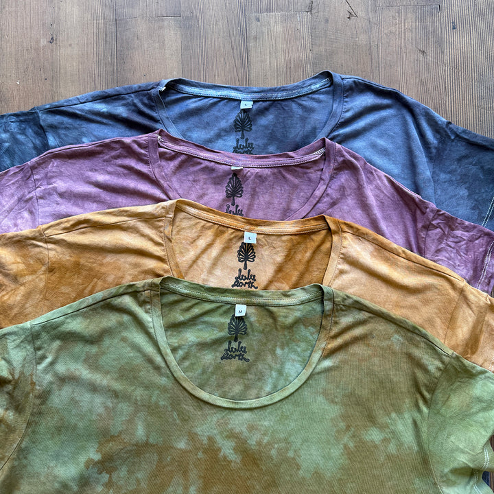 Re-Dye Project - Earth-Dyed Organic T-Shirt - Handcrafted Slow Made