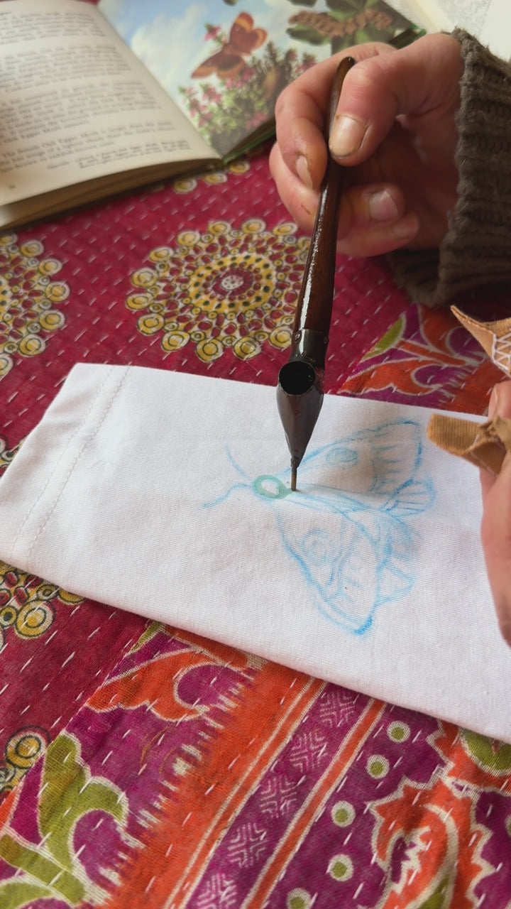 Wildwood Moth Long Sleeve Top - Fernlight Moss